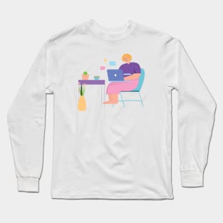 Work From Home Long Sleeve T-Shirt